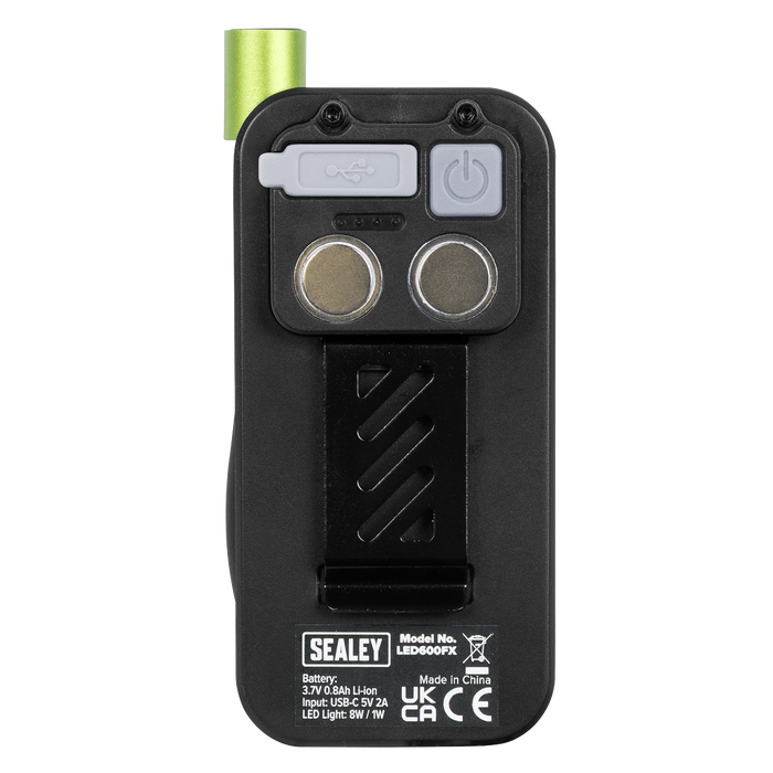 Pocket Light with Flexi Inspection Light 8W COB LED & 1W SMD LED | LED600FX