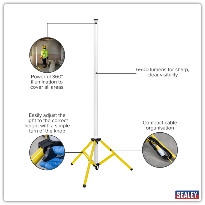 Slim Standing 360° Floodlight 60W SMD LED 110V | LED60110V