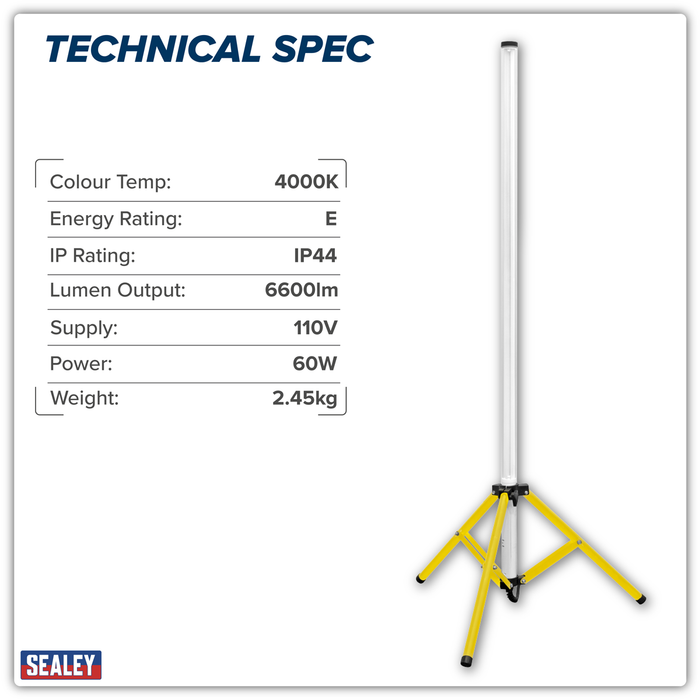 Slim Standing 360° Floodlight 60W SMD LED 110V | LED60110V