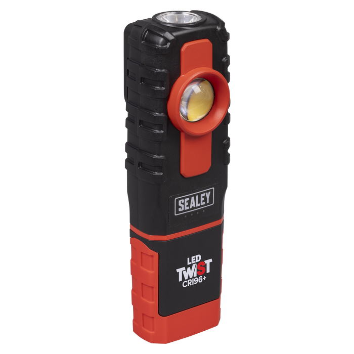 LED Twist® Rechargeable Inspection Light 6W COB LED & 1W SMD LED Colour Match CRI 96+ | LED601CM