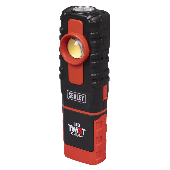LED Twist® Rechargeable Inspection Light 6W COB LED & 1W SMD LED Colour Match CRI 96+ | LED601CM