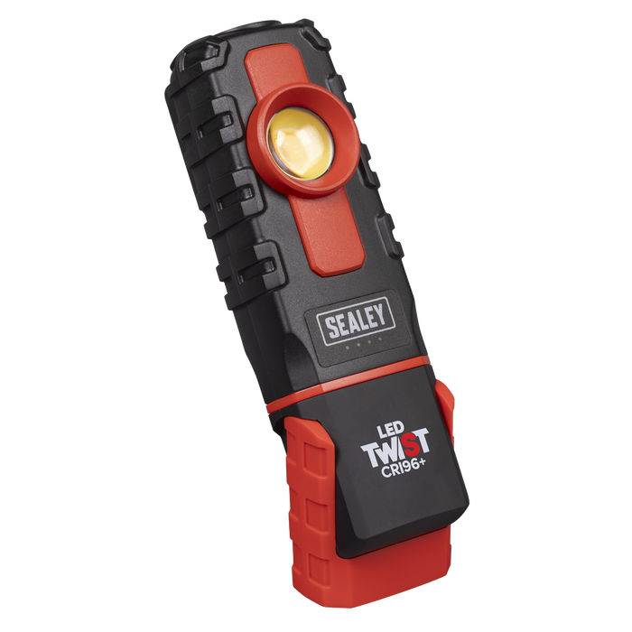 LED Twist® Rechargeable Inspection Light 6W COB LED & 1W SMD LED Colour Match CRI 96+ | LED601CM
