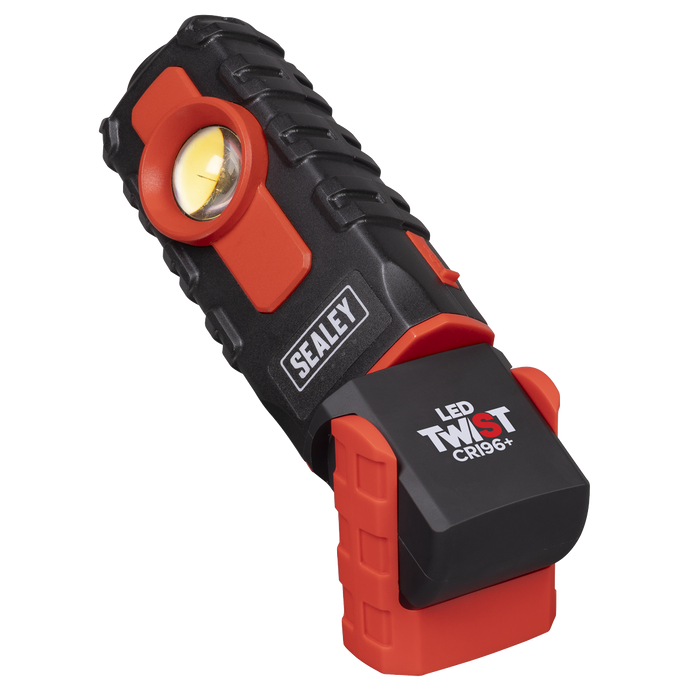 LED Twist® Rechargeable Inspection Light 6W COB LED & 1W SMD LED Colour Match CRI 96+ | LED601CM