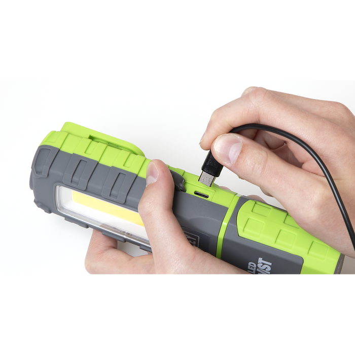 LED Twist® Rechargeable Inspection Light, Green - Box of 12 | LED601GDB