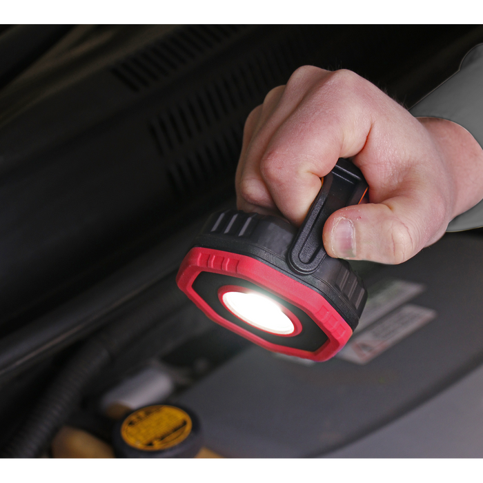 Rechargeable 360° Pocket Floodlight with Magnet 7W COB LED - Red | LED700PR