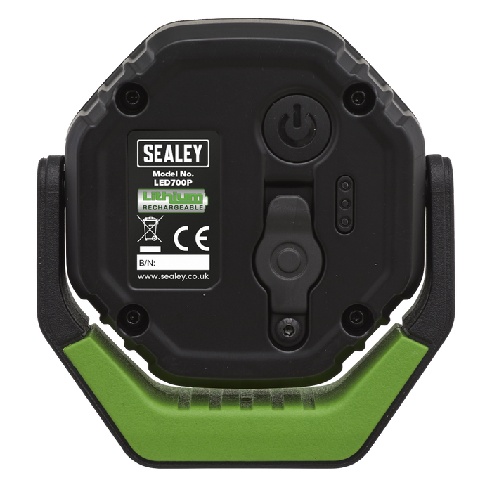Rechargeable 360° Pocket Floodlight with Magnet 7W COB LED - Green | LED700P