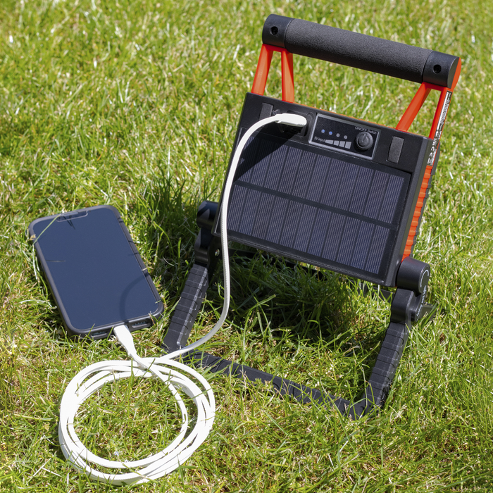 Rechargeable Solar Powered Portable Floodlight 15W COB LED | LEDFL15WS