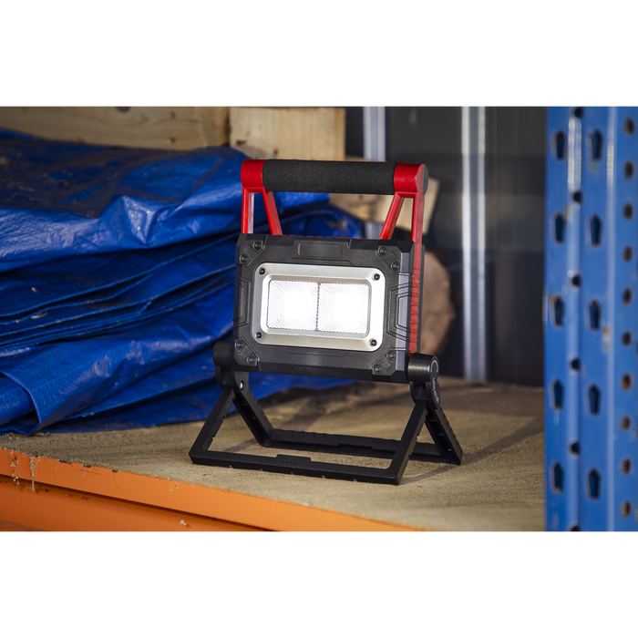 Rechargeable Solar Powered Portable Floodlight 15W COB LED | LEDFL15WS