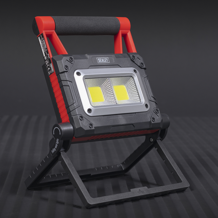Rechargeable Solar Powered Portable Floodlight 15W COB LED | LEDFL15WS