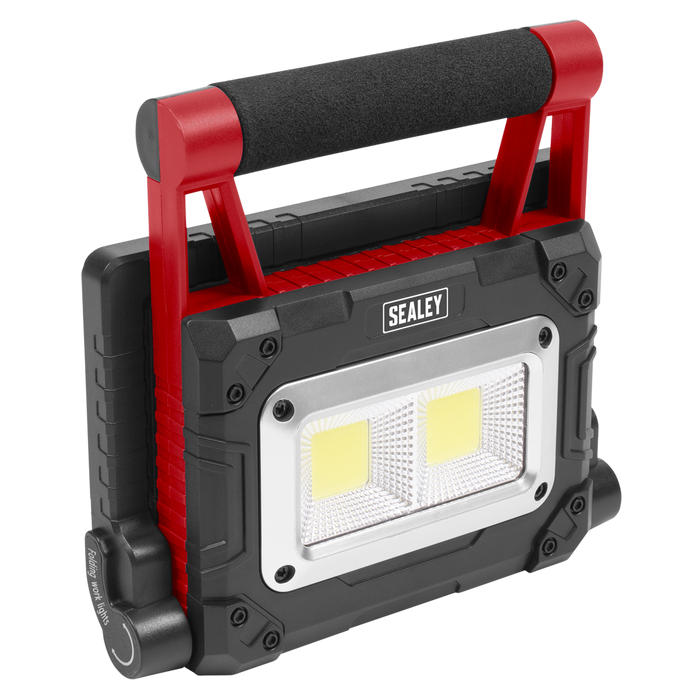 Rechargeable Solar Powered Portable Floodlight 15W COB LED | LEDFL15WS