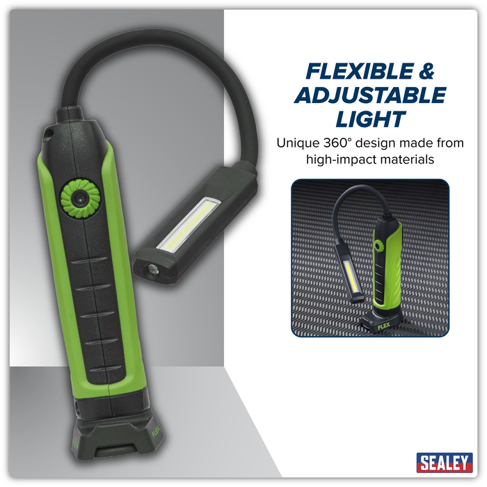 Rechargeable Flexi Inspection Light 5W COB & 3W SMD LED | LEDFLEXG