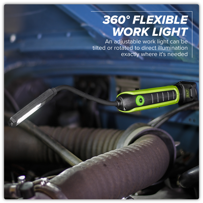 Rechargeable Flexi Inspection Light 5W COB & 3W SMD LED | LEDFLEXG