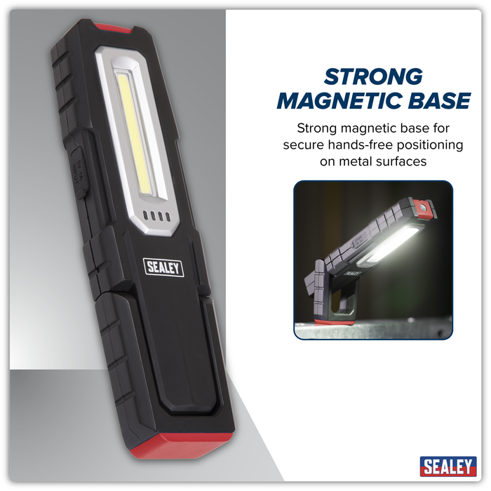 Wireless Rechargeable Inspection Light 5W COB & 1W SMD LED | LEDWC04