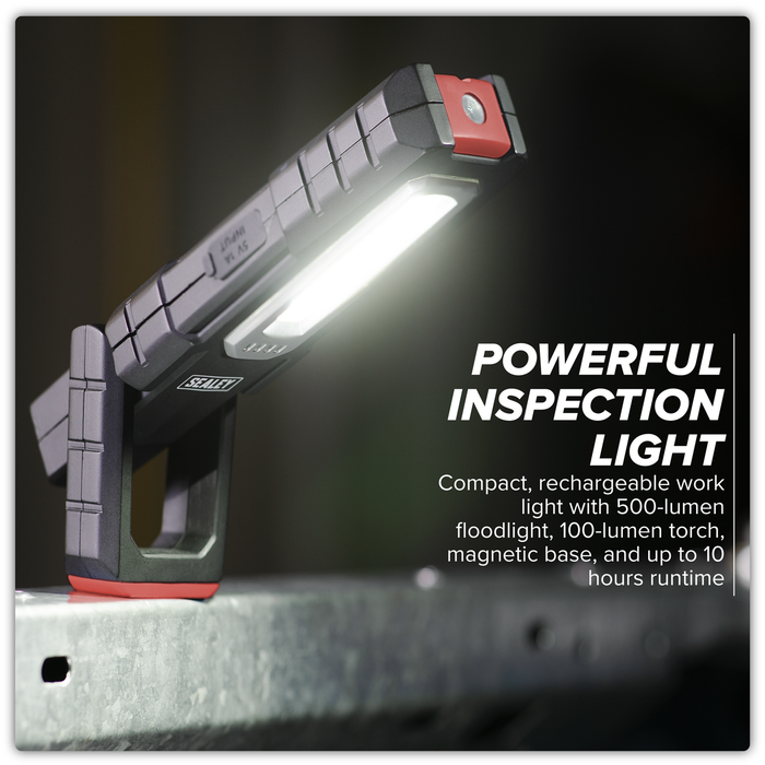 Wireless Rechargeable Inspection Light 5W COB & 1W SMD LED | LEDWC04