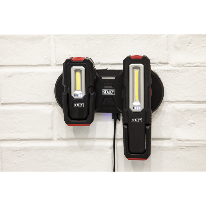 Inspection Light with Double Wireless Charging Base 5W & 3W COB LED | LEDWCBCOMBO4