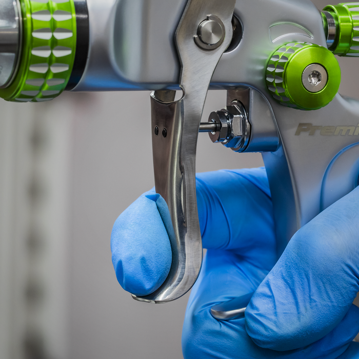 Premier Professional LVLP Gravity Feed Spray Gun 1.4mm Set-Up | LVLP01