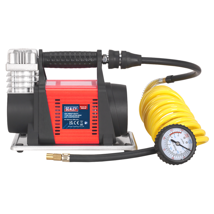 Heavy-Duty Tyre Inflator/Mini Air Compressor 12V | MAC05
