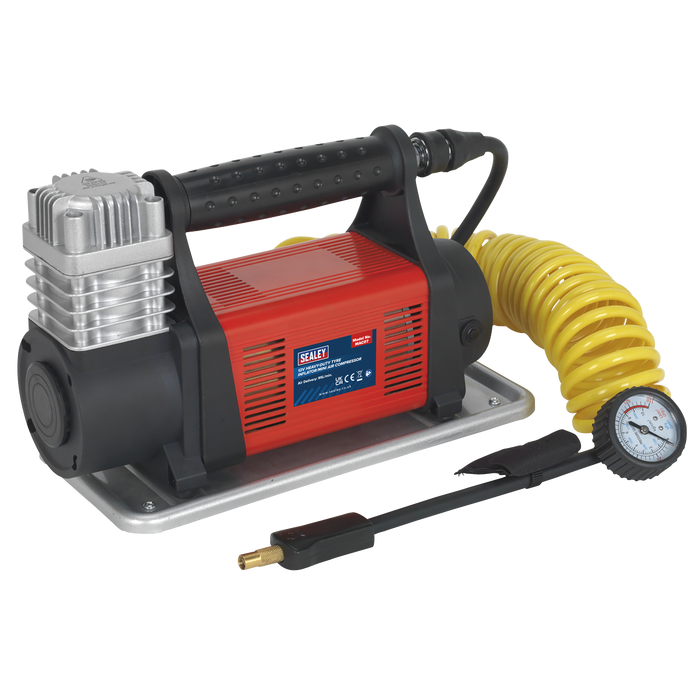 Heavy-Duty Tyre Inflator/Mini Air Compressor 12V | MAC07