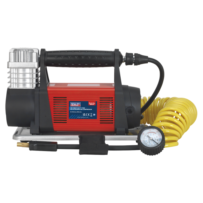 Heavy-Duty Tyre Inflator/Mini Air Compressor 12V | MAC07