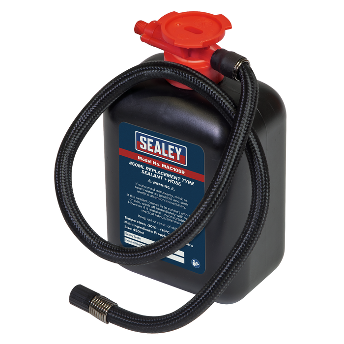 Replacement Tyre Sealant & Hose 450ml | MAC10SR