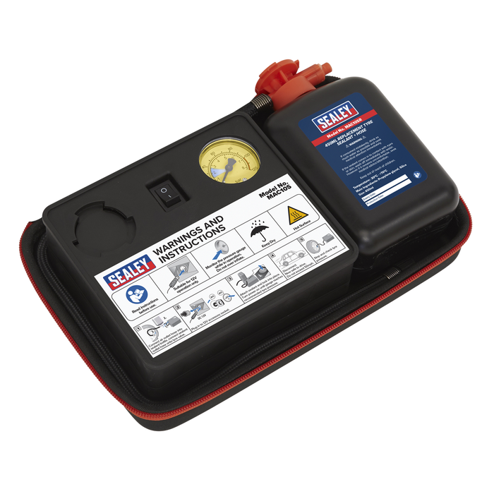 Tyre Inflator & Emergency Puncture Sealant Kit 12V | MAC10S