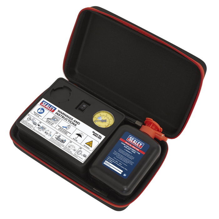Tyre Inflator & Emergency Puncture Sealant Kit 12V | MAC10S