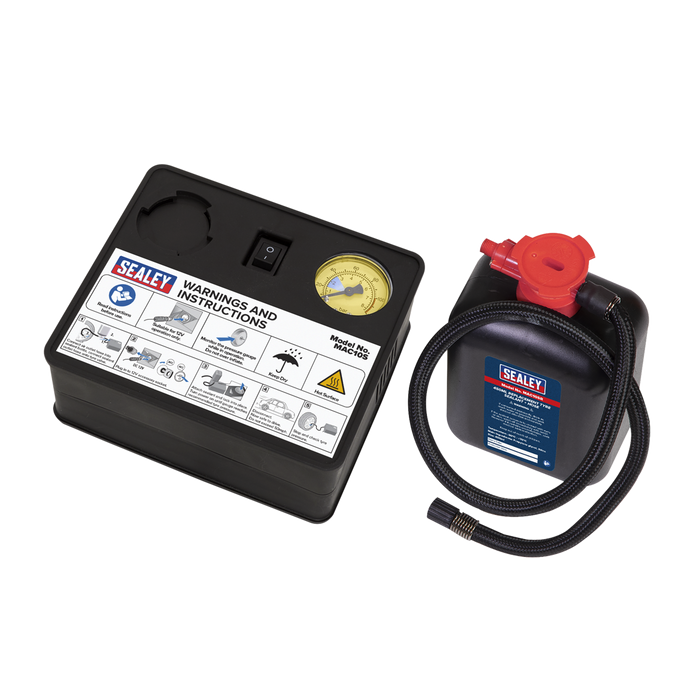 Tyre Inflator & Emergency Puncture Sealant Kit 12V | MAC10S