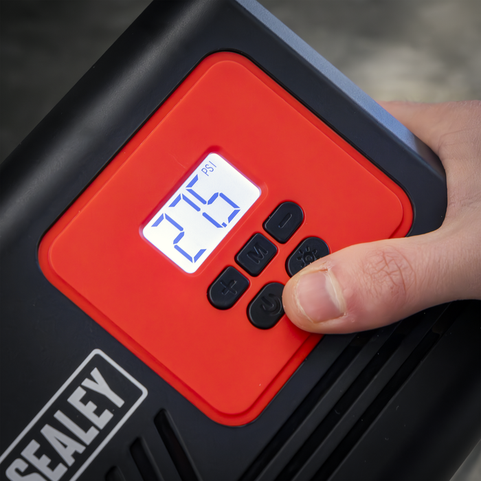 Tyre Inflator with Worklight 12V | MAC12D
