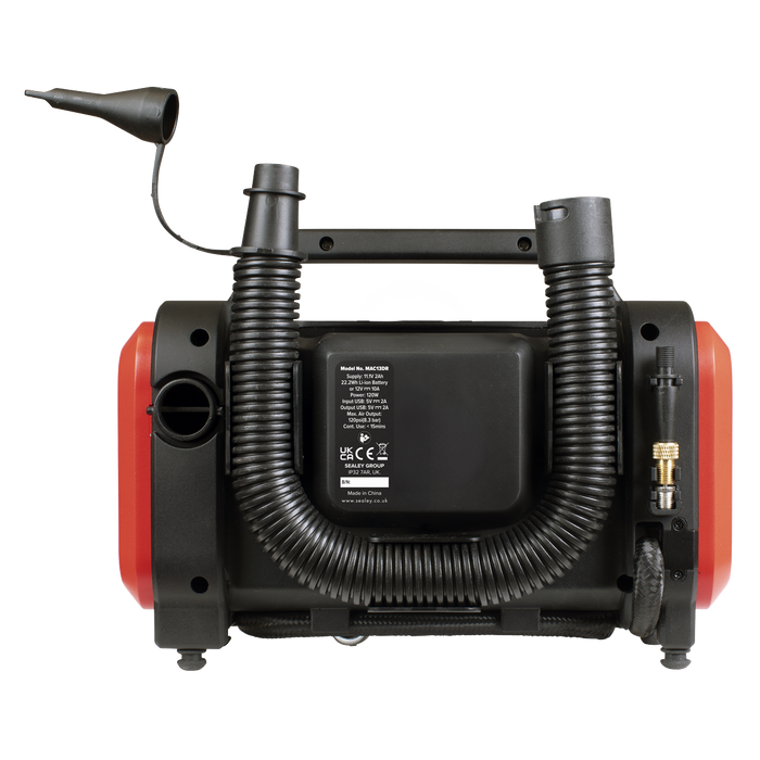 Rechargeable Tyre Inflator & High Volume Air Pump 12V | MAC13DR