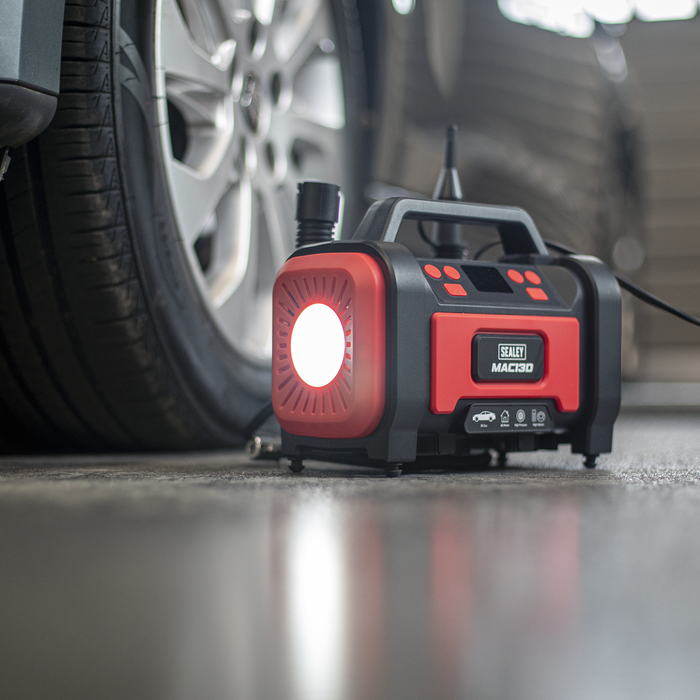 Tyre Inflator & High-Volume Air Pump 12V/230V AC | MAC13D