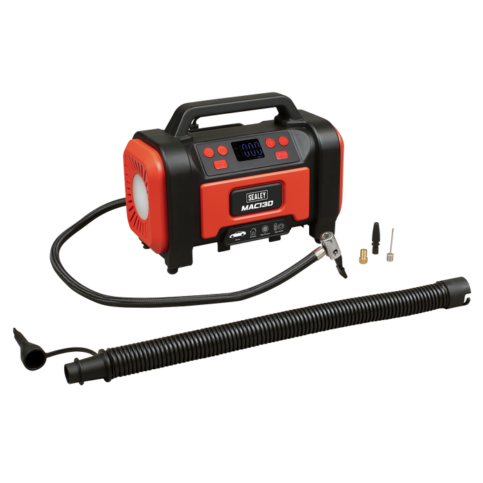 Tyre Inflator & High-Volume Air Pump 12V/230V AC | MAC13D