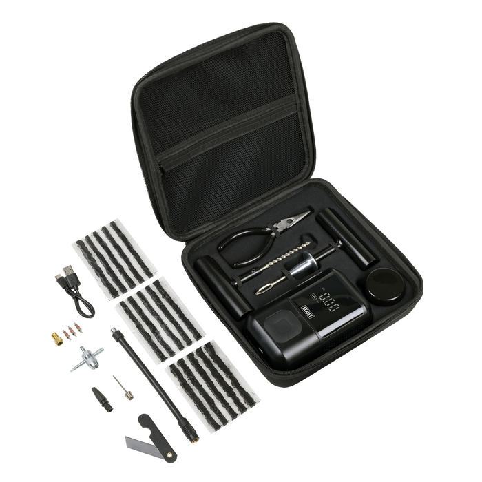 Temporary Puncture Repair Kit & Rechargeable Tyre Inflator | MAC24