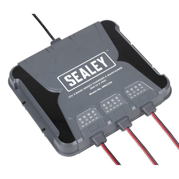 3 Bank 12V Smart Charger & Maintainer 30A (3 x 10A) | MBC310