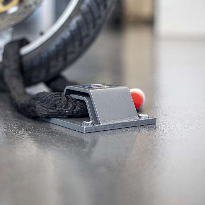 Motorcycle Ground Anchor with Twin Layer Protection | MCGA01D