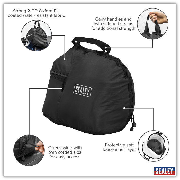 Fleece Lined Helmet Bag - Large | MCHB02