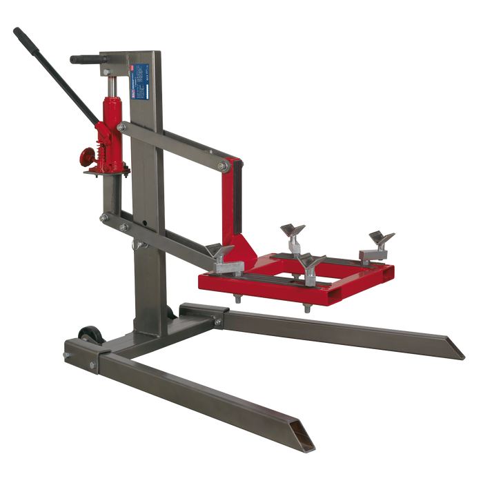Single Post Hydraulic Portable Motorcycle Lift 450kg Capacity | MCL500