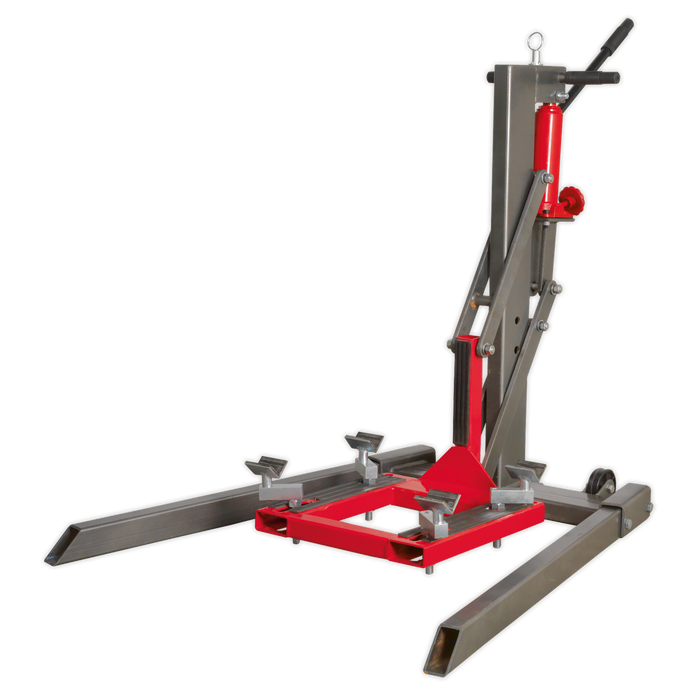 Single Post Hydraulic Portable Motorcycle Lift 450kg Capacity | MCL500