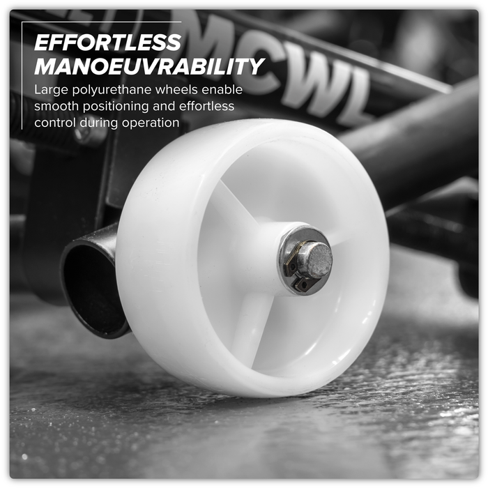 Motorcycle Wheel adjustable Support with Rollers | MCWL