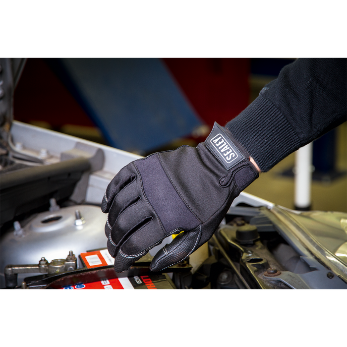 Premier Light Palm Tactouch Mechanic's Gloves (9) - Large | MG798L