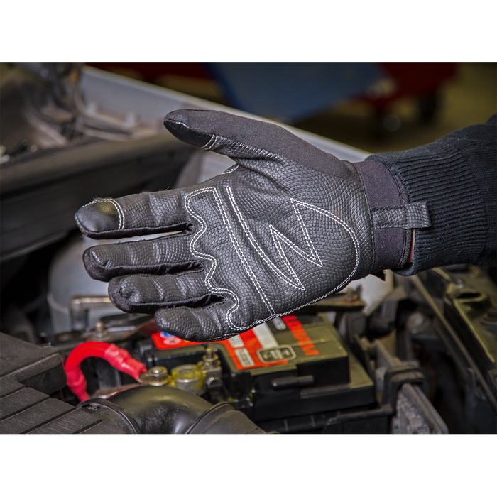 Premier Light Palm Tactouch Mechanic's Gloves (9) - Large | MG798L