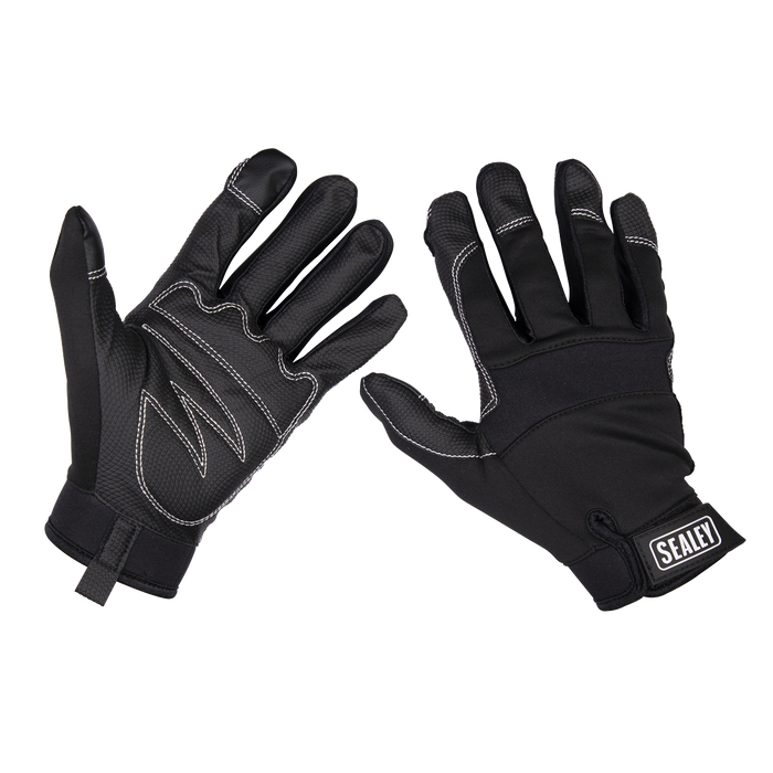 Premier Light Palm Tactouch Mechanic's Gloves (9) - Large | MG798L