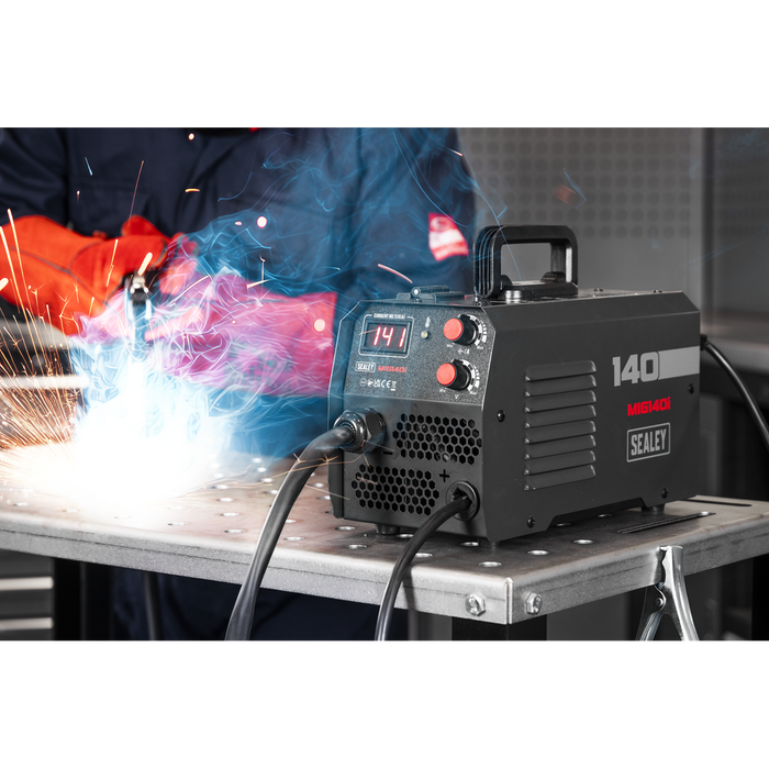Flux Cored Gasless MIG Inverter Welder 140A | MIG140i