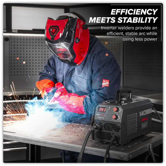 Flux Cored Gasless MIG Inverter Welder 140A | MIG140i