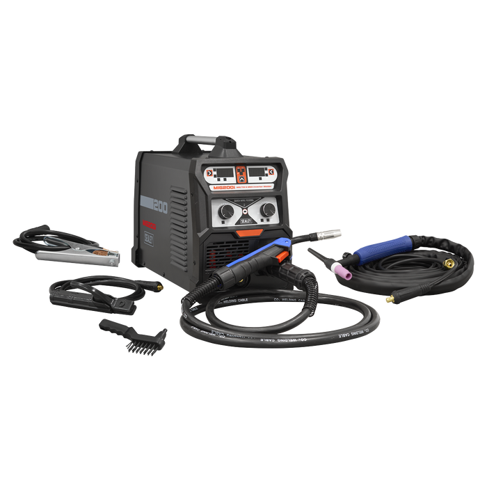 MIG/TIG & MMA (ARC/STICK) Inverter Welder 200A | MIG200i