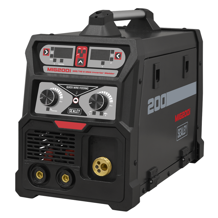 MIG/TIG & MMA (ARC/STICK) Inverter Welder 200A | MIG200i