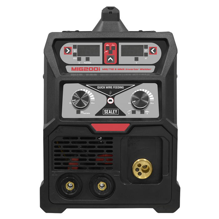 MIG/TIG & MMA (ARC/STICK) Inverter Welder 200A | MIG200i
