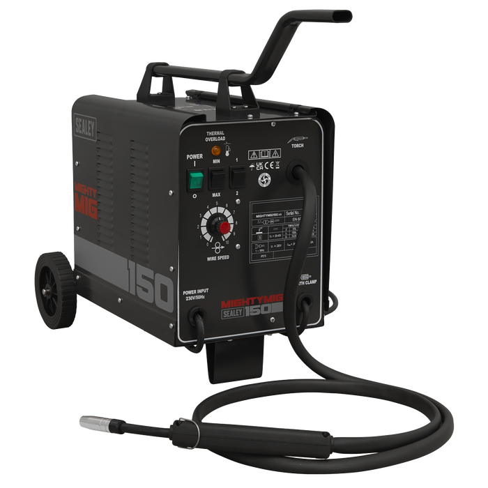 Professional Gas/Gasless MIG Welder 150A 230V | MIGHTYMIG150