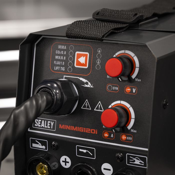 MIG/TIG & MMA (ARC/STICK) Inverter Welder 120A 230V | MINIMIG120i