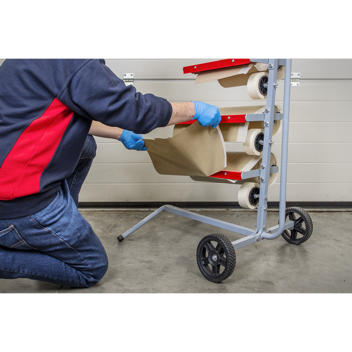 Masking Paper Dispenser Tree 2 x 300mm & 2 x 450mm Rolls | MK63
