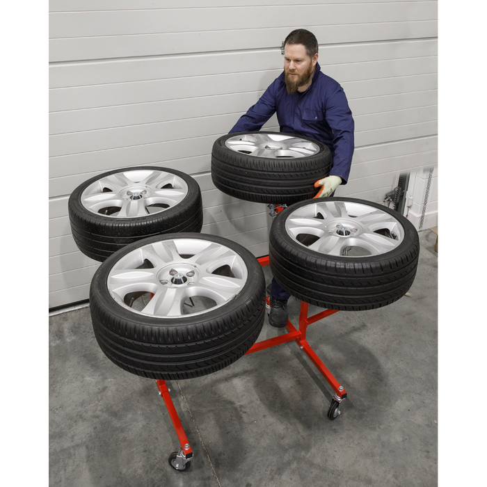 Alloy Wheel Repair/Painting Stand 4 Wheel Capacity | MK74